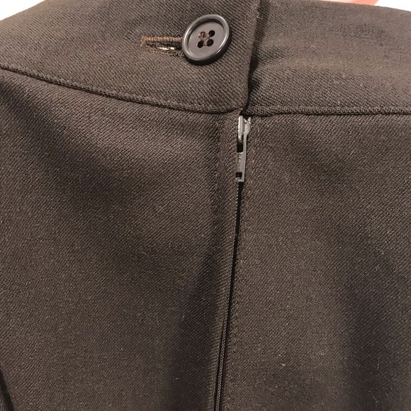 Valentino Miss V Gruppo GFT wool blend brown dress pants size 40/6 Tapered - Picture 3 of 15